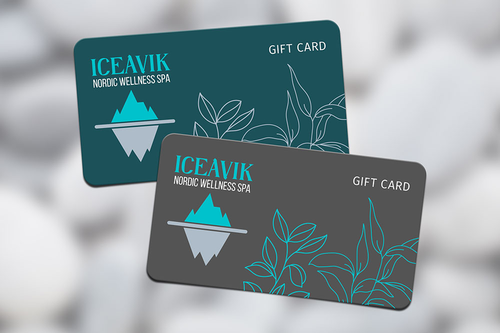 Two Iceavik gift cards.